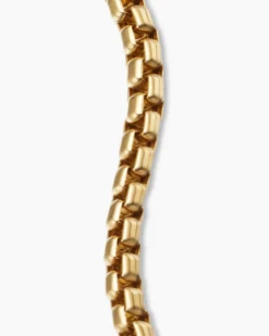 Box Chain Bracelet 18K Yellow Gold, 2.7mm