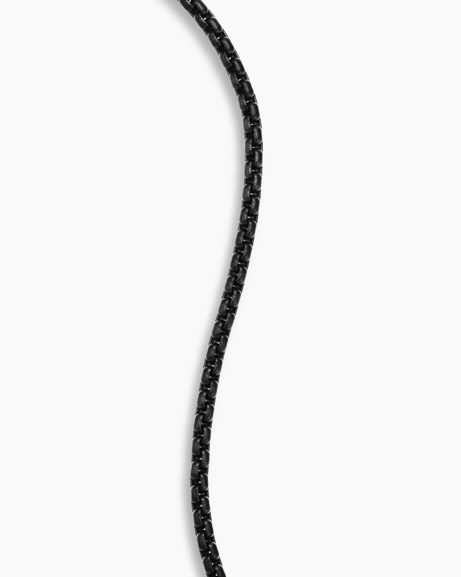 Box Chain Bracelet Stainless Steel and Sterling Silver, 2.7mm