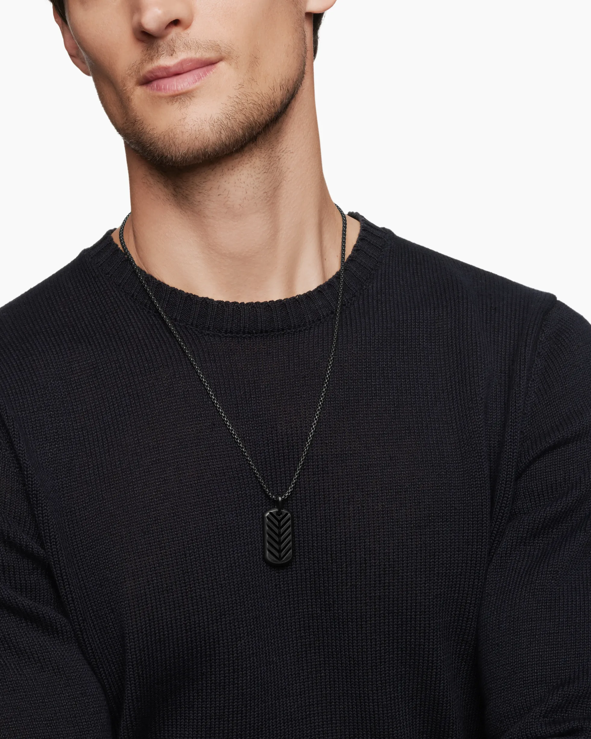 Chevron Tag Black Titanium, 35mm