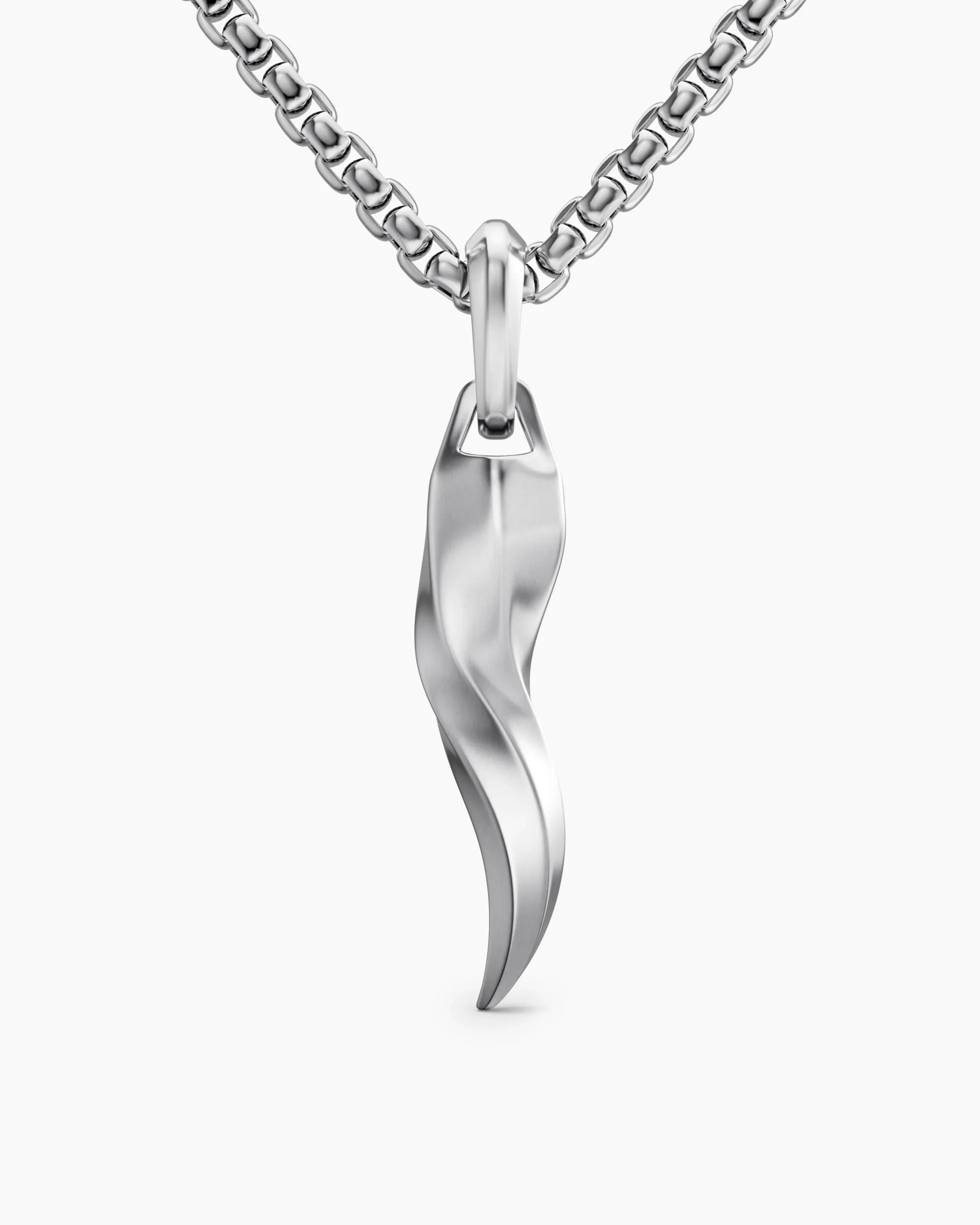 Cornicello Amulet Sterling Silver, 30.6mm