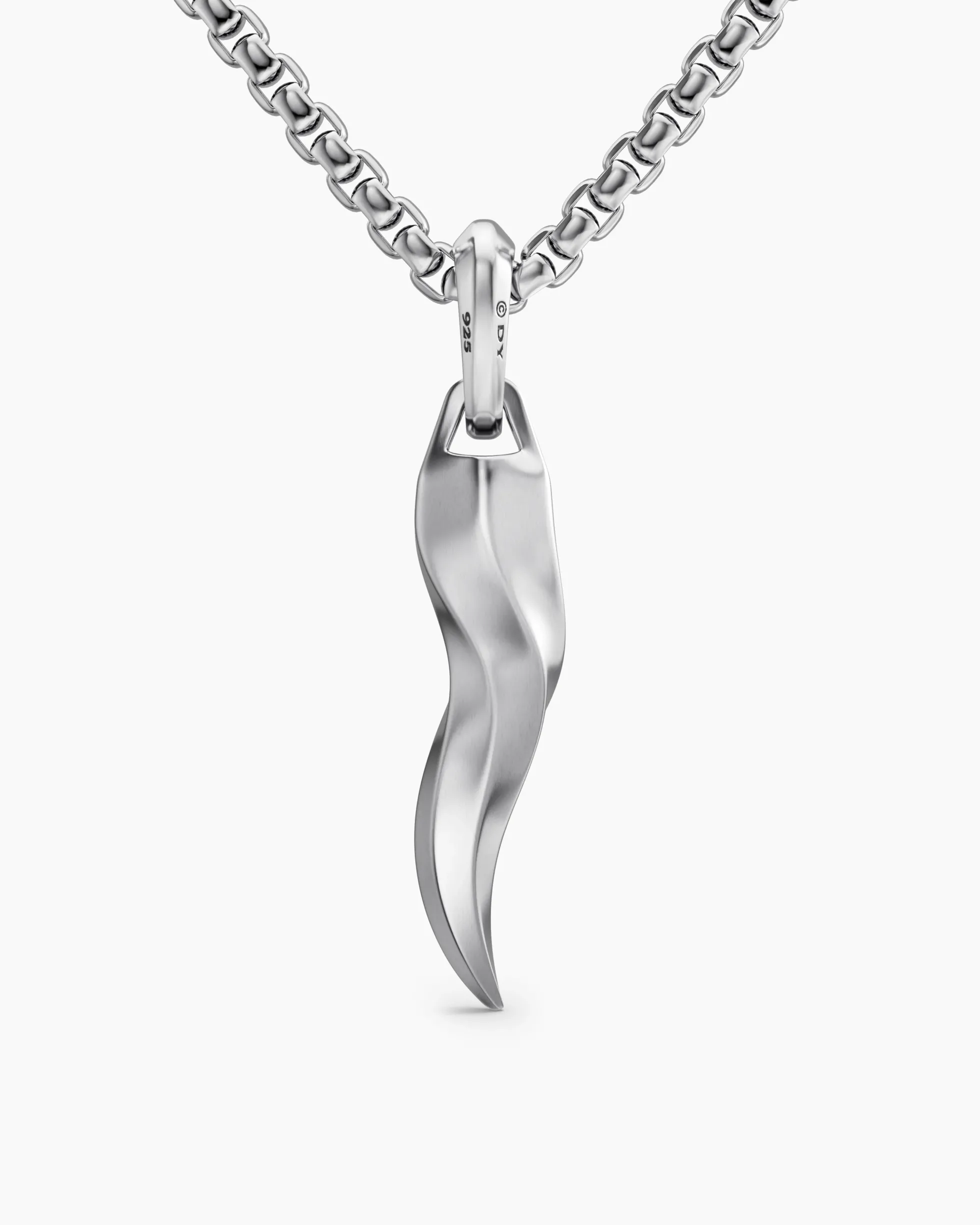 Cornicello Amulet Sterling Silver, 30.6mm