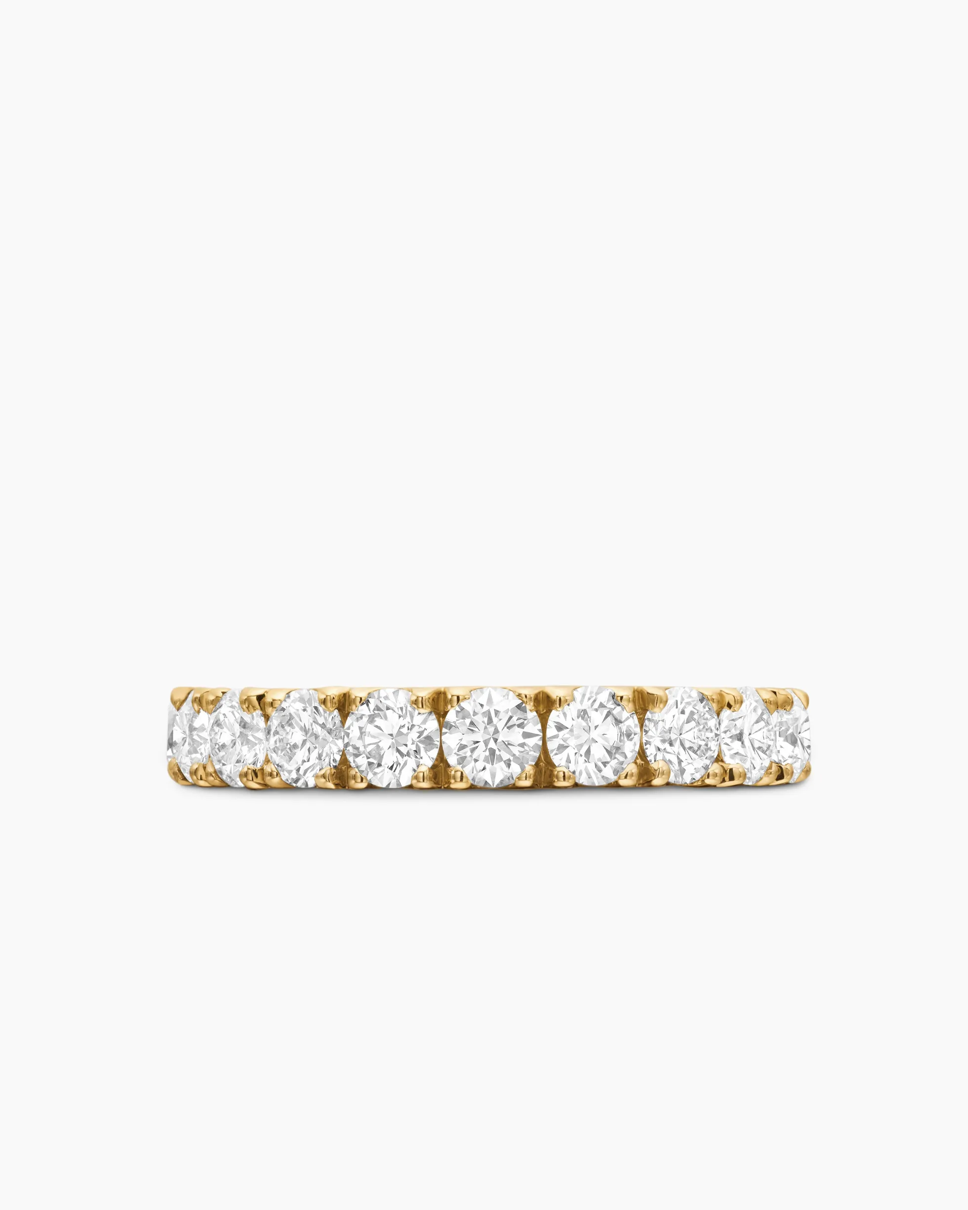 DY Eden Band Ring 18K Yellow Gold with Diamonds, 3.6mm