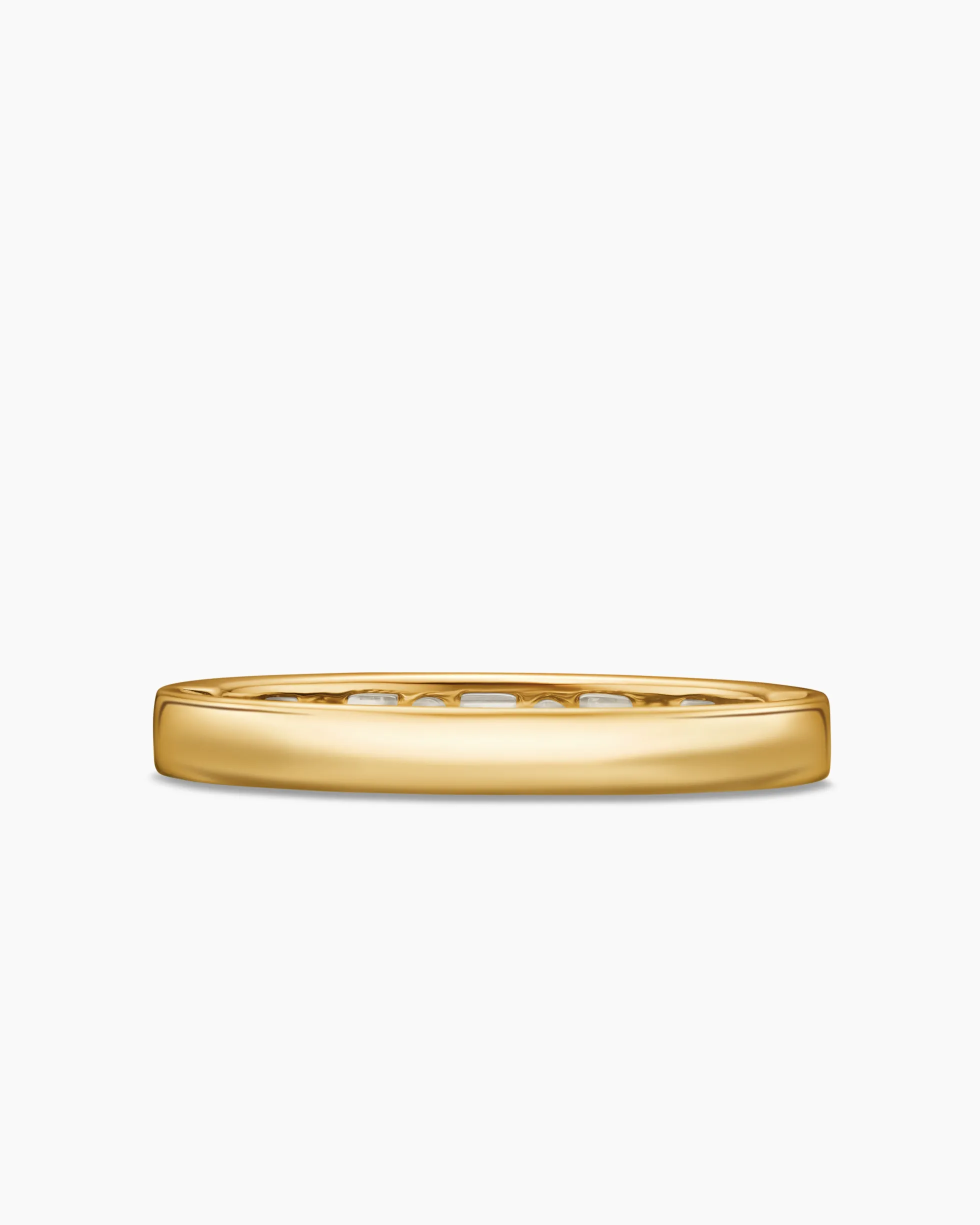 DY Eden Partway Alternating Diamond Band Ring 18K Yellow Gold with Diamonds, 2.8mm