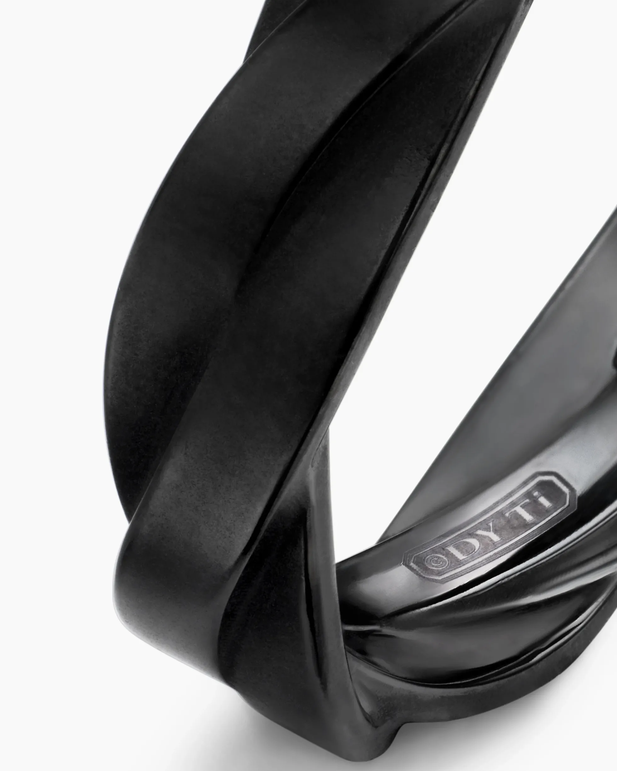 DY Helios™ Band Ring Black Titanium, 6mm