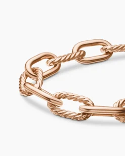 DY Madison® Chain Bracelet 18K Rose Gold, 11mm