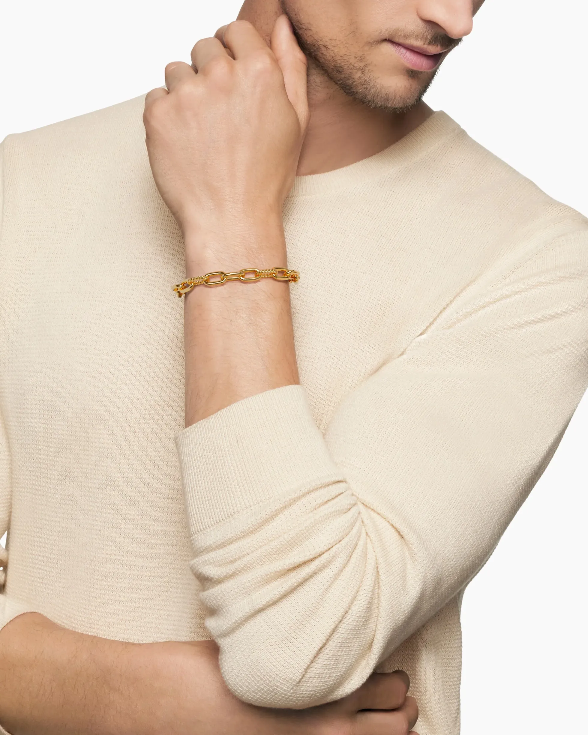 DY Madison® Chain Bracelet 18K Yellow Gold, 8.5mm