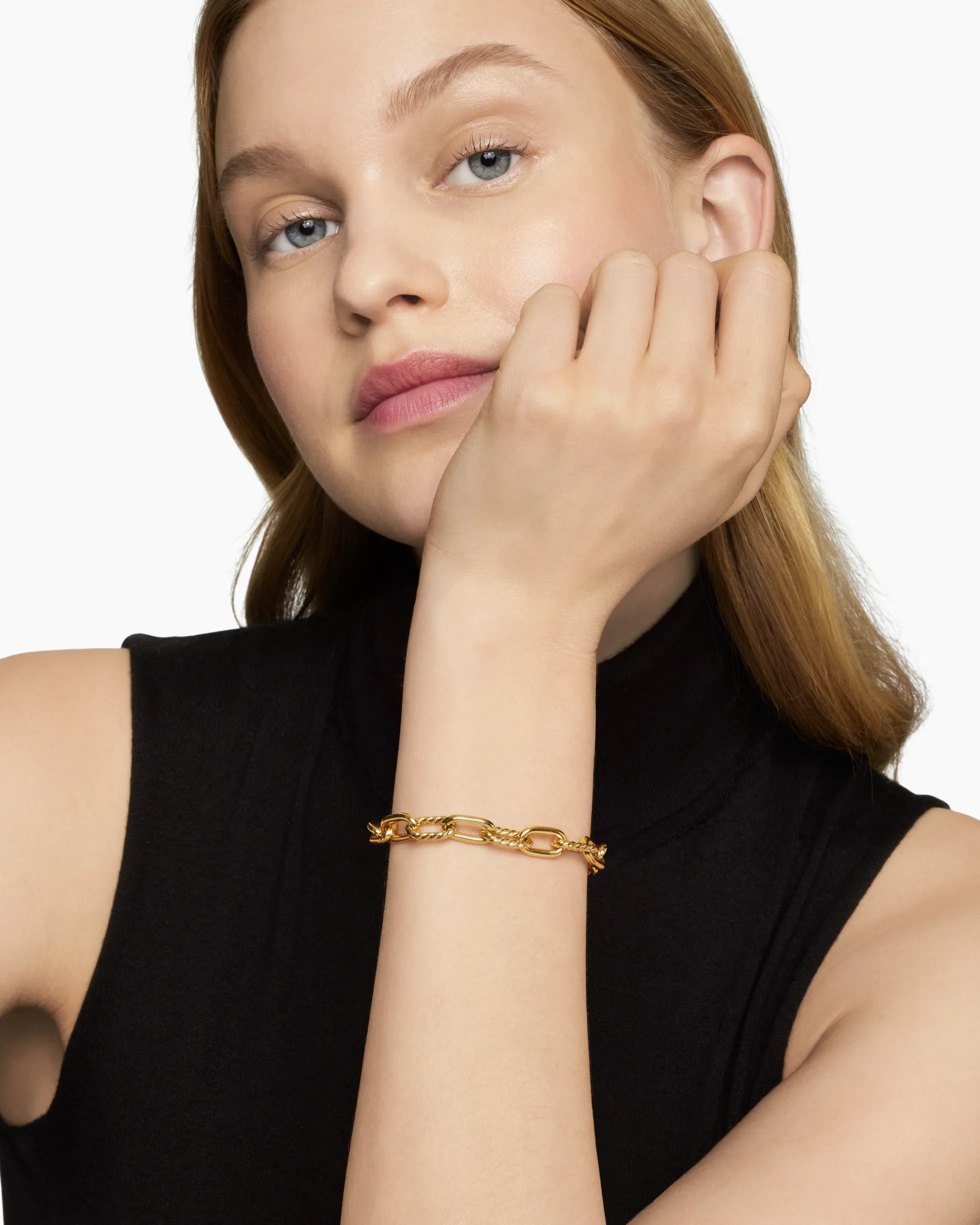 DY Madison® Chain Bracelet 18K Yellow Gold, 8.5mm