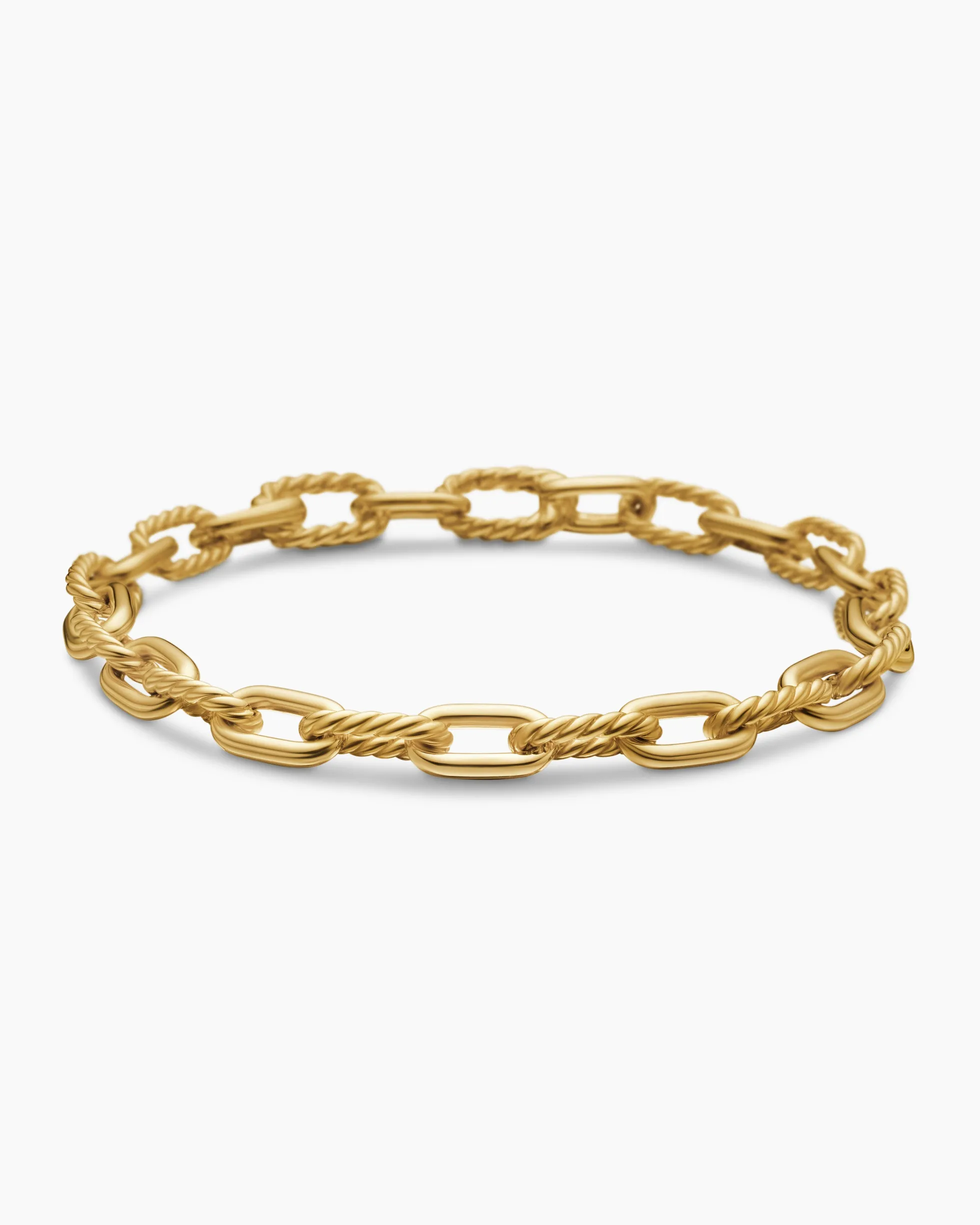 DY Madison® Chain Bracelet 18K Yellow Gold, 6mm