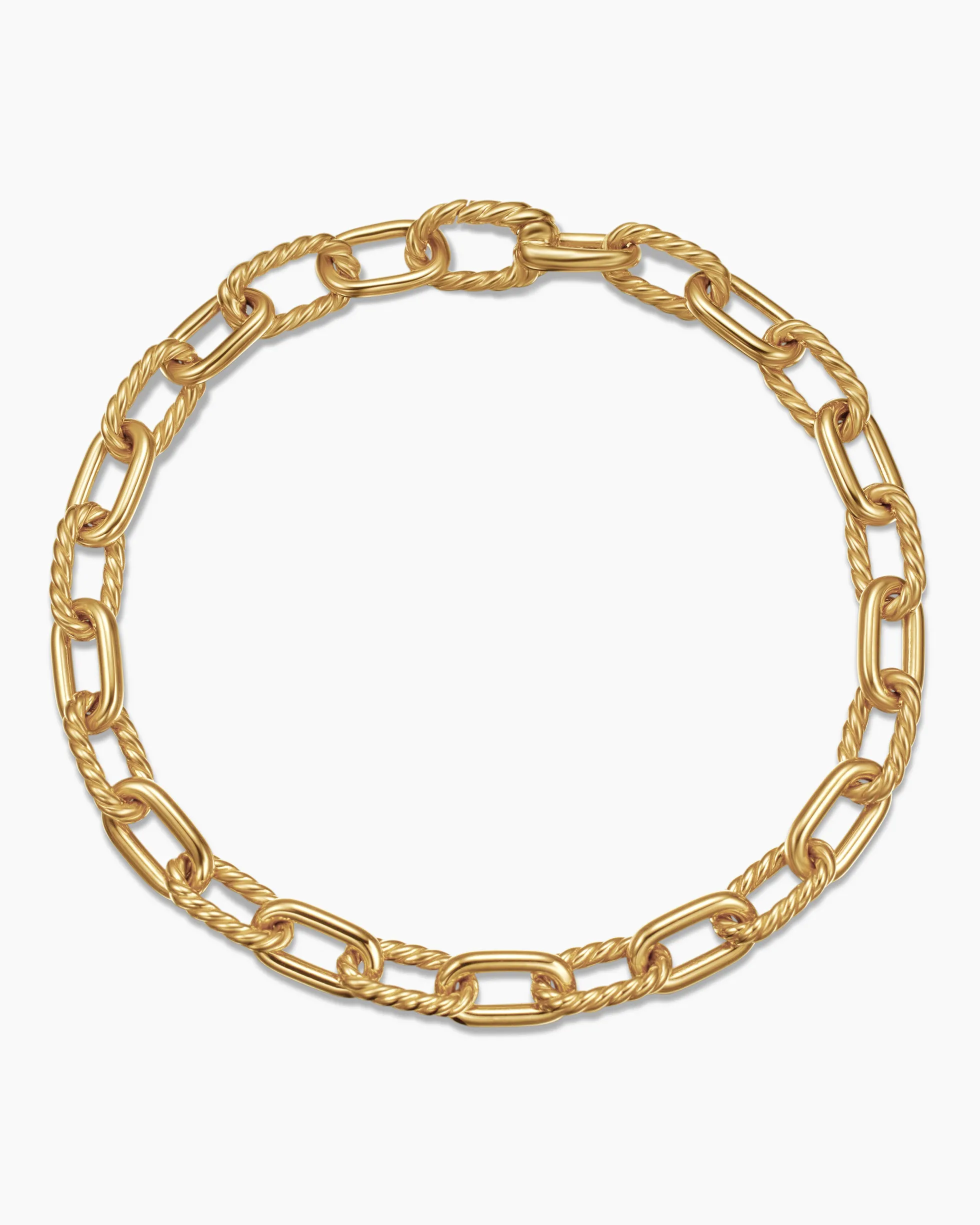 DY Madison® Chain Bracelet 18K Yellow Gold, 6mm