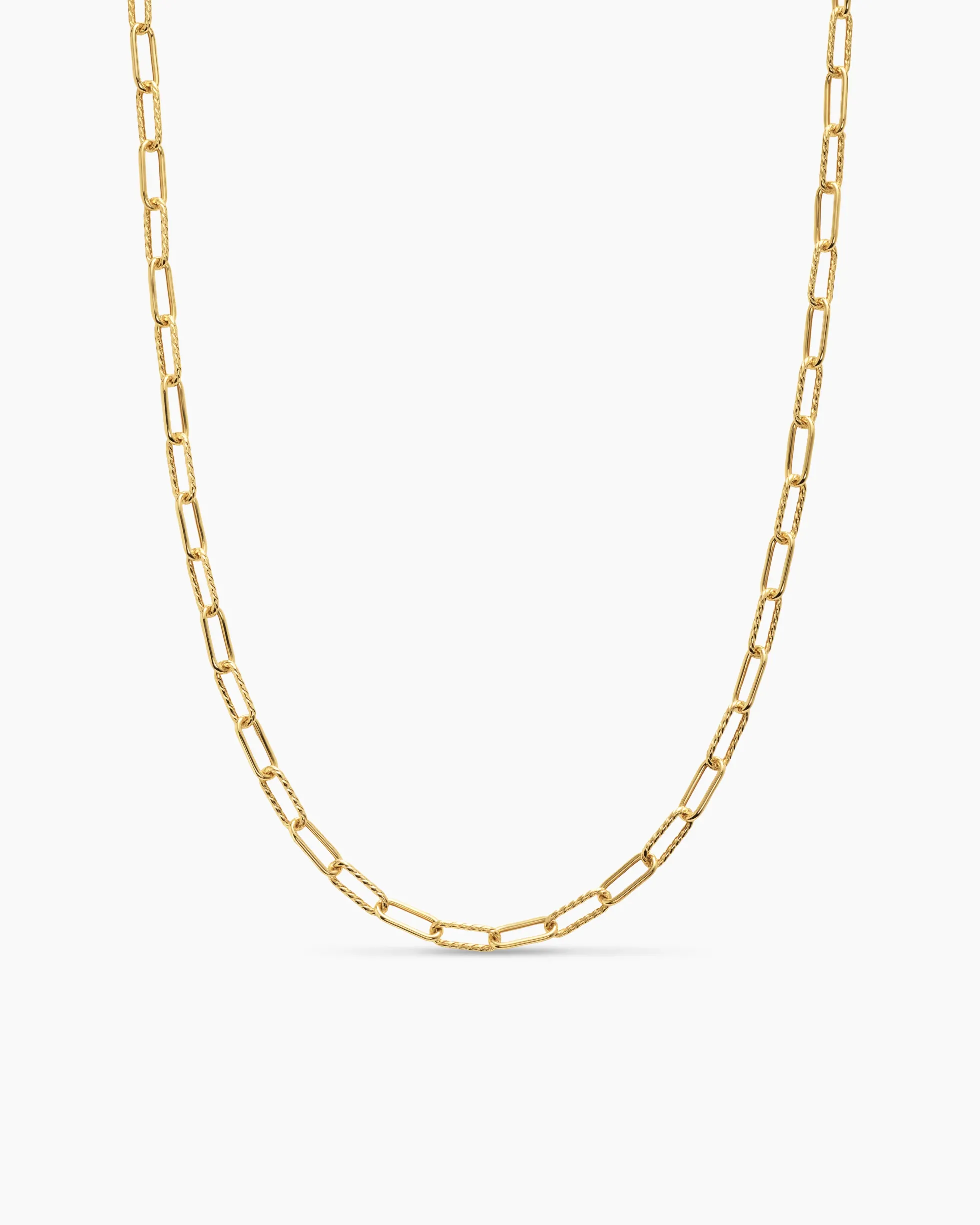 DY Madison® Chain Necklace 18K Yellow Gold, 4mm