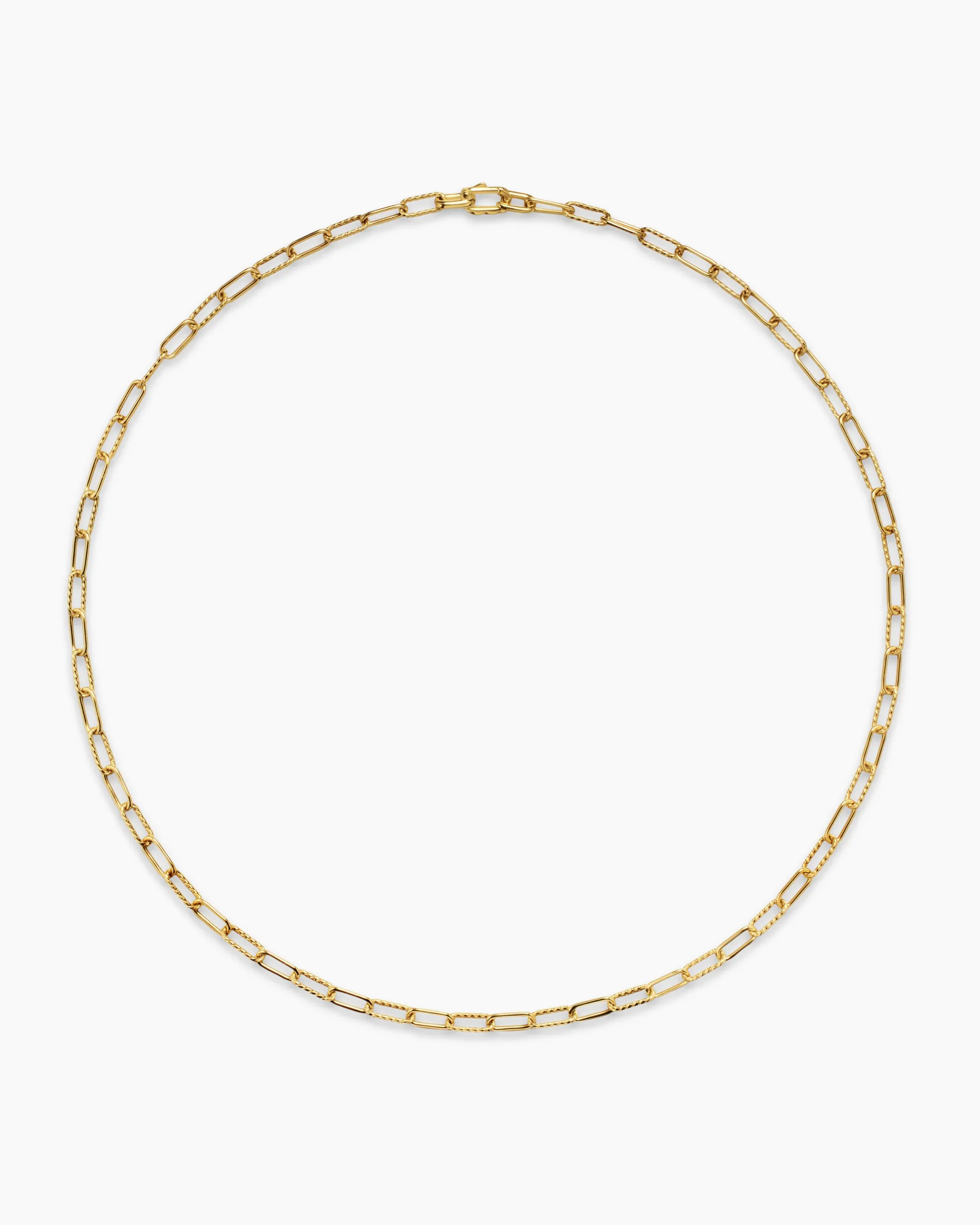 DY Madison® Chain Necklace 18K Yellow Gold, 4mm