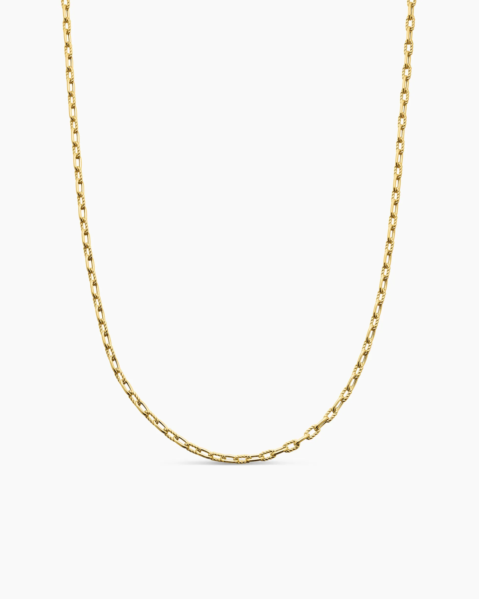 DY Madison® Chain Necklace 18K Yellow Gold, 3mm