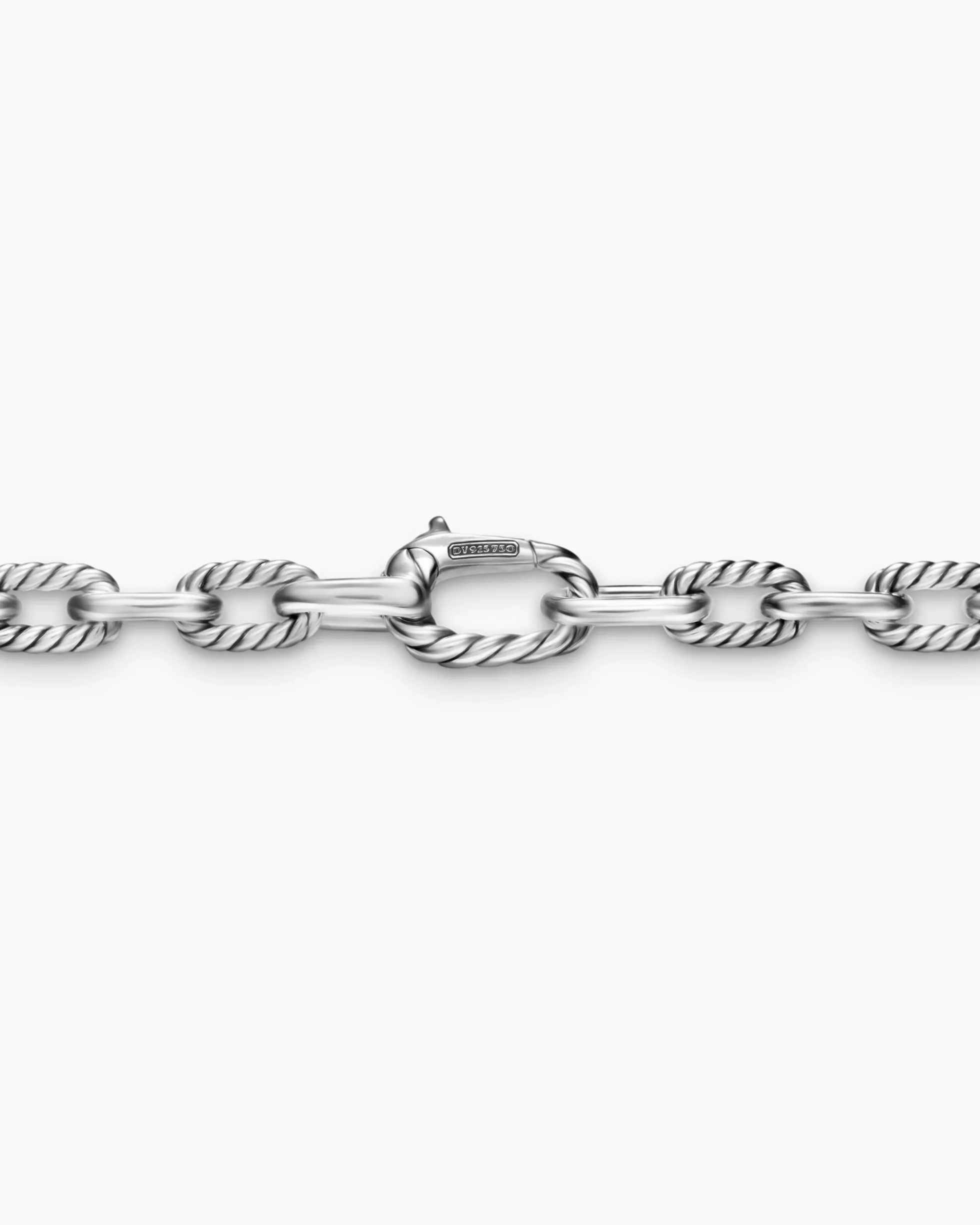 DY Madison® Chain Necklace Sterling Silver with 18K Yellow Gold, 6mm