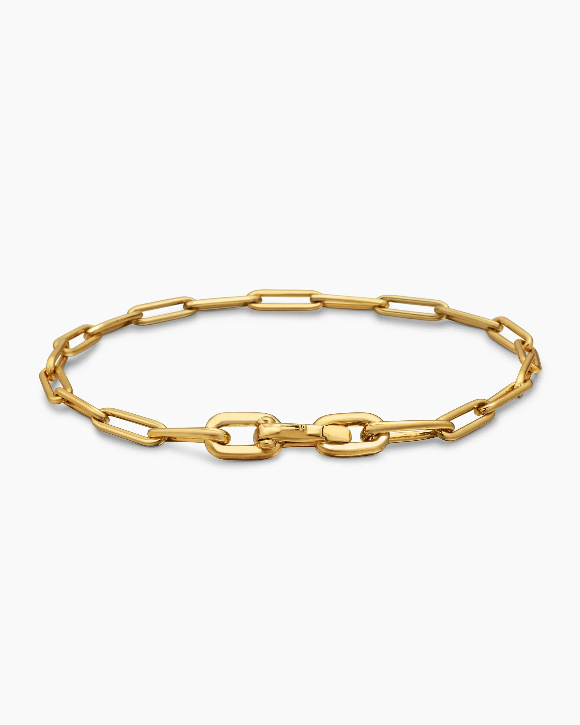 DY Madison® Link Bracelet 18K Yellow Gold, 3.5mm