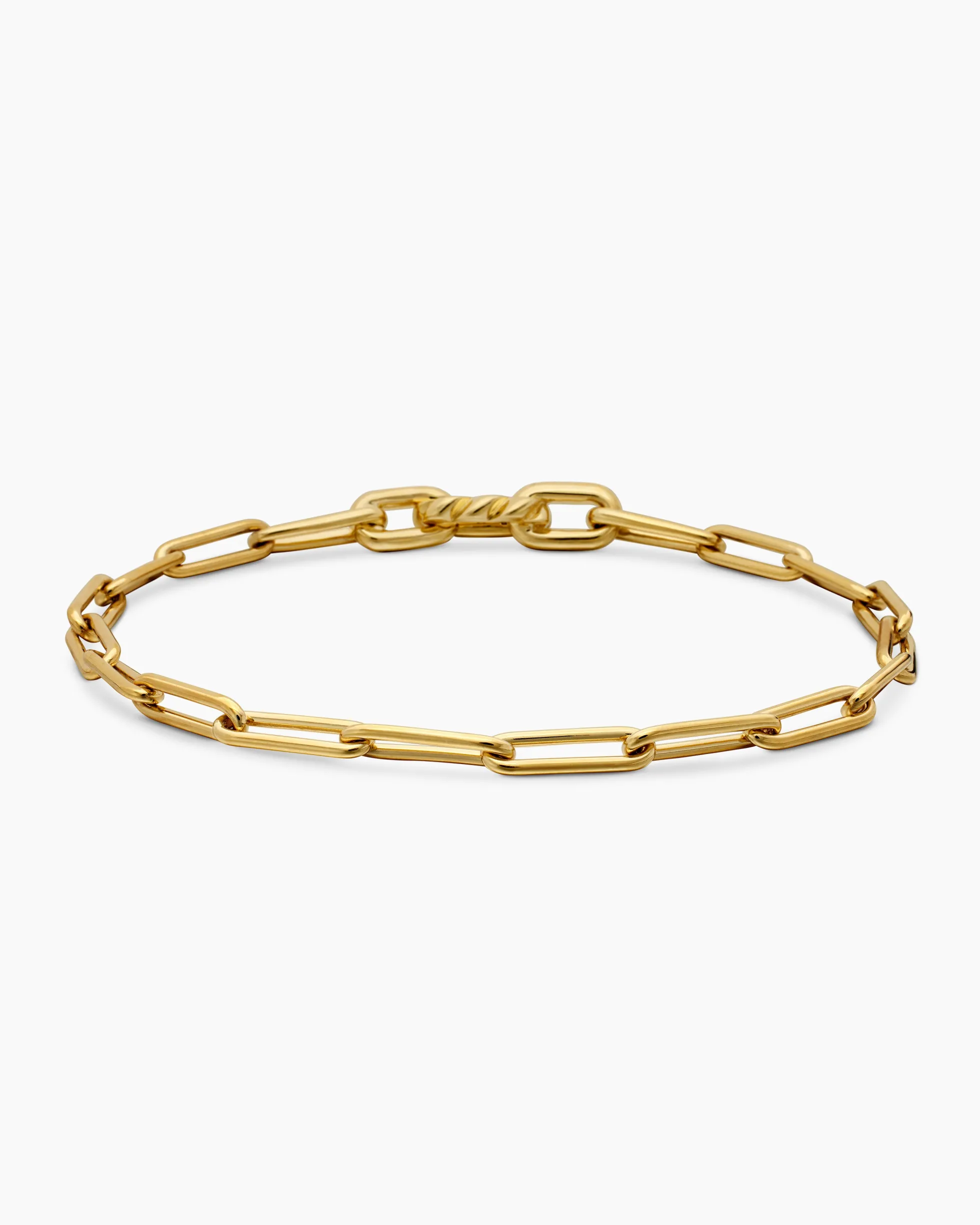 DY Madison® Link Bracelet 18K Yellow Gold, 3.5mm