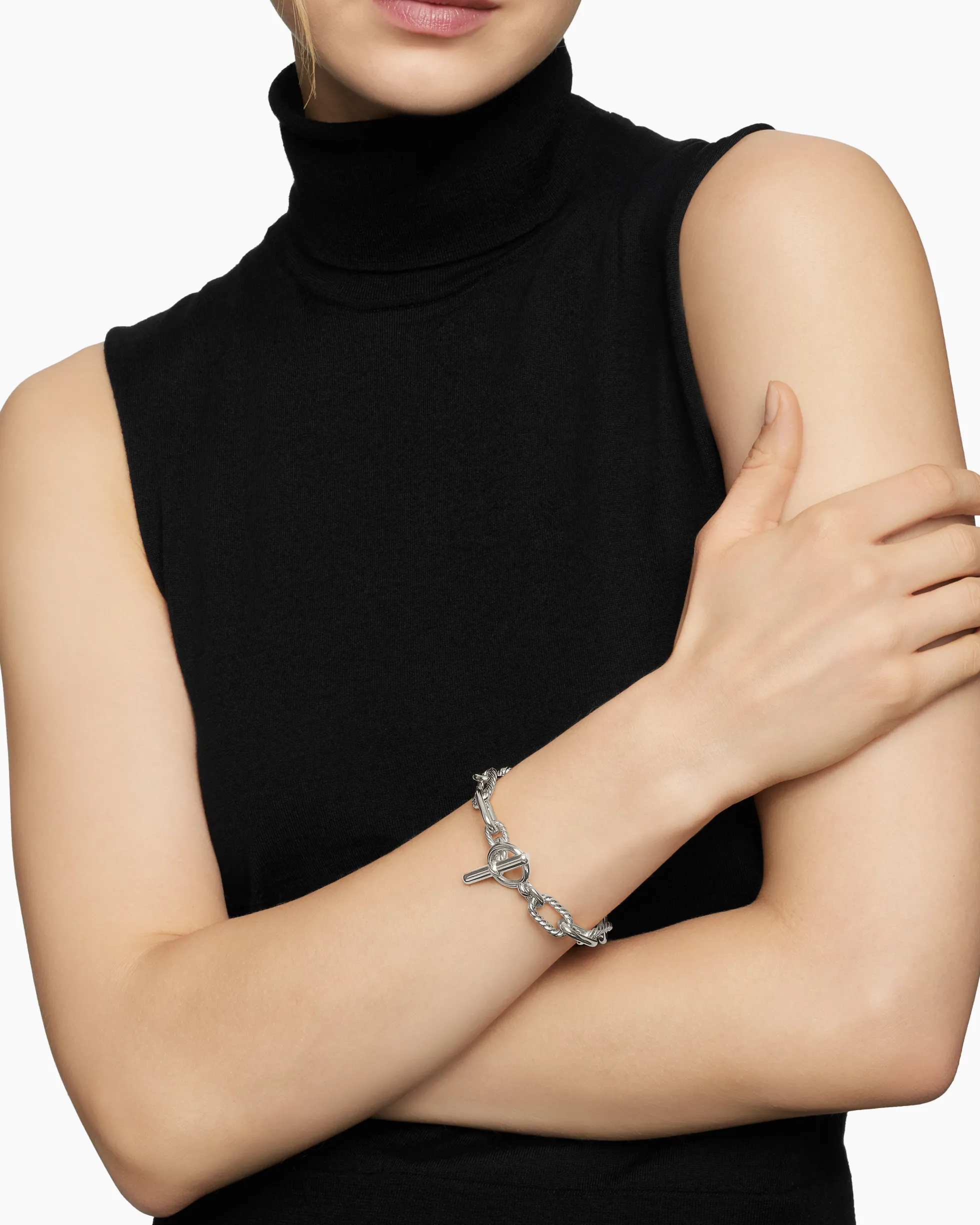 DY Madison® Toggle Chain Bracelet Sterling Silver, 11mm