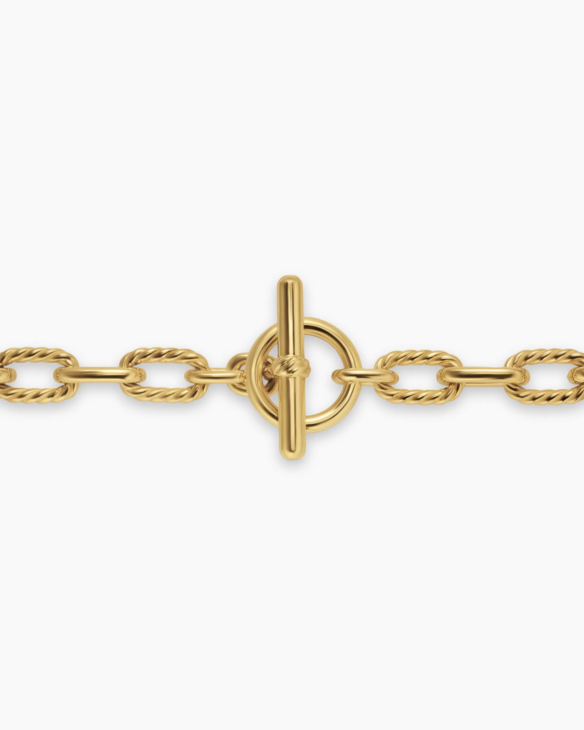 DY Madison® Toggle Chain Necklace 18K Yellow Gold, 5.5mm
