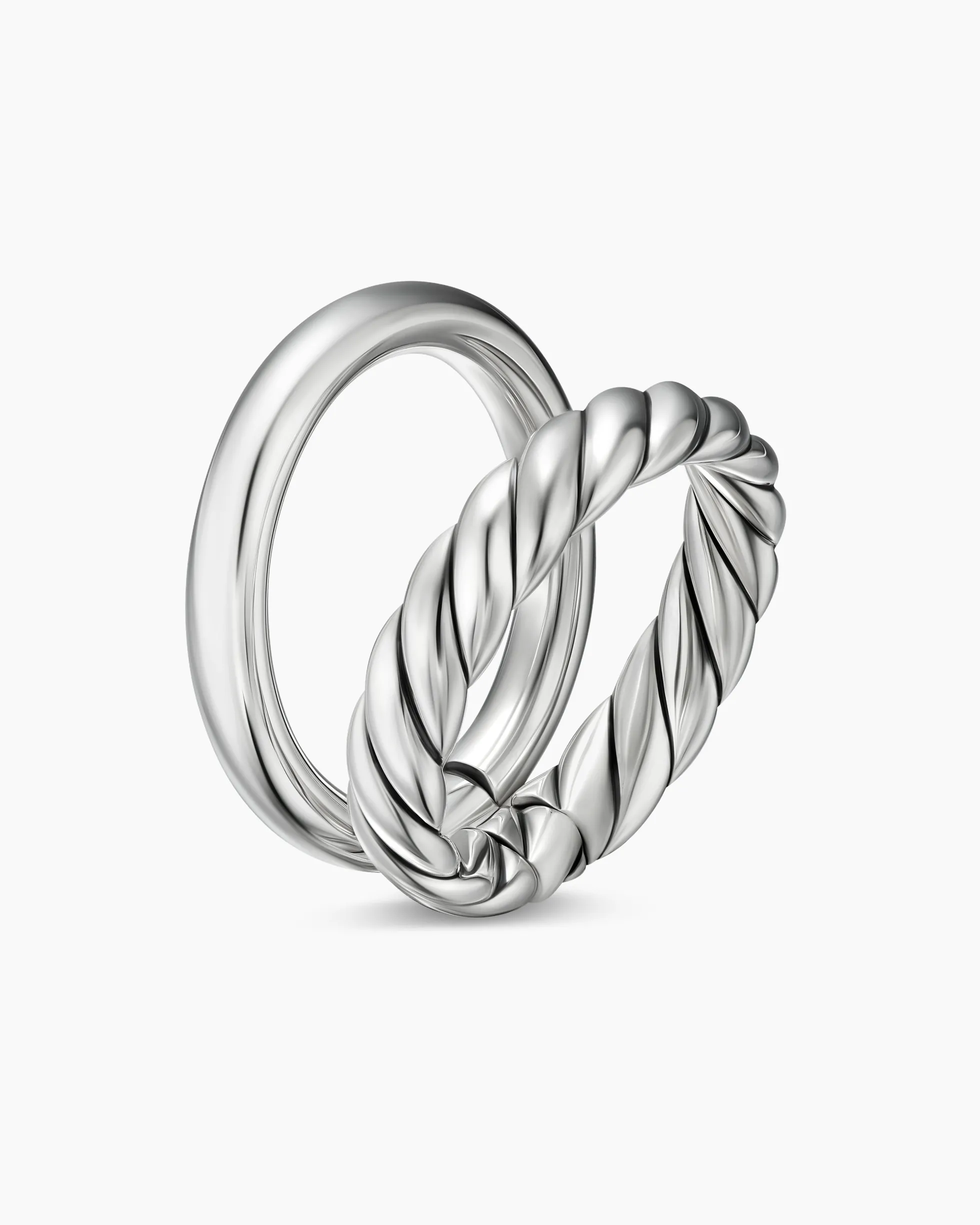 DY Mercer® Two Row Ring Sterling Silver, 8mm