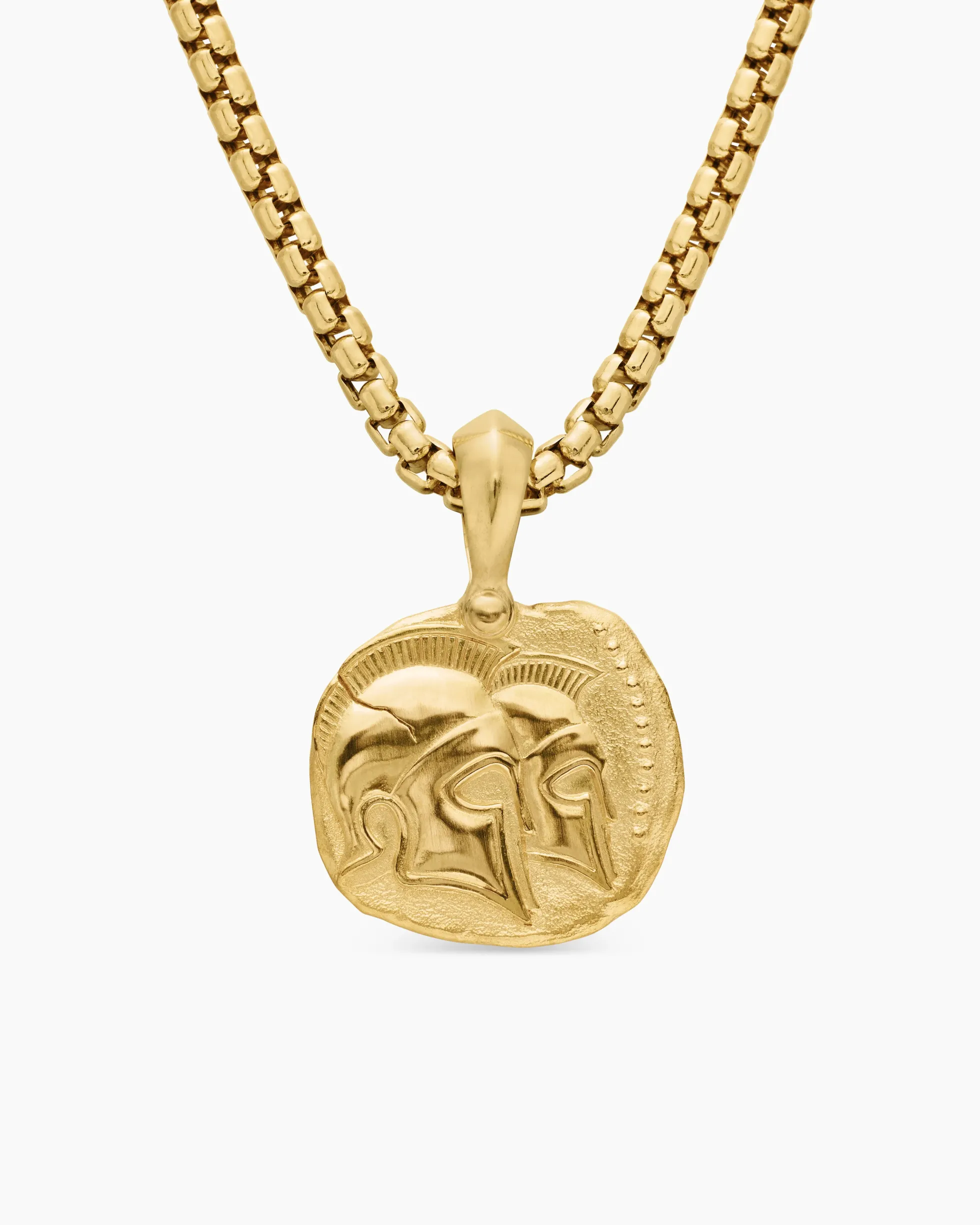 Gemini Amulet 18K Yellow Gold, 17mm