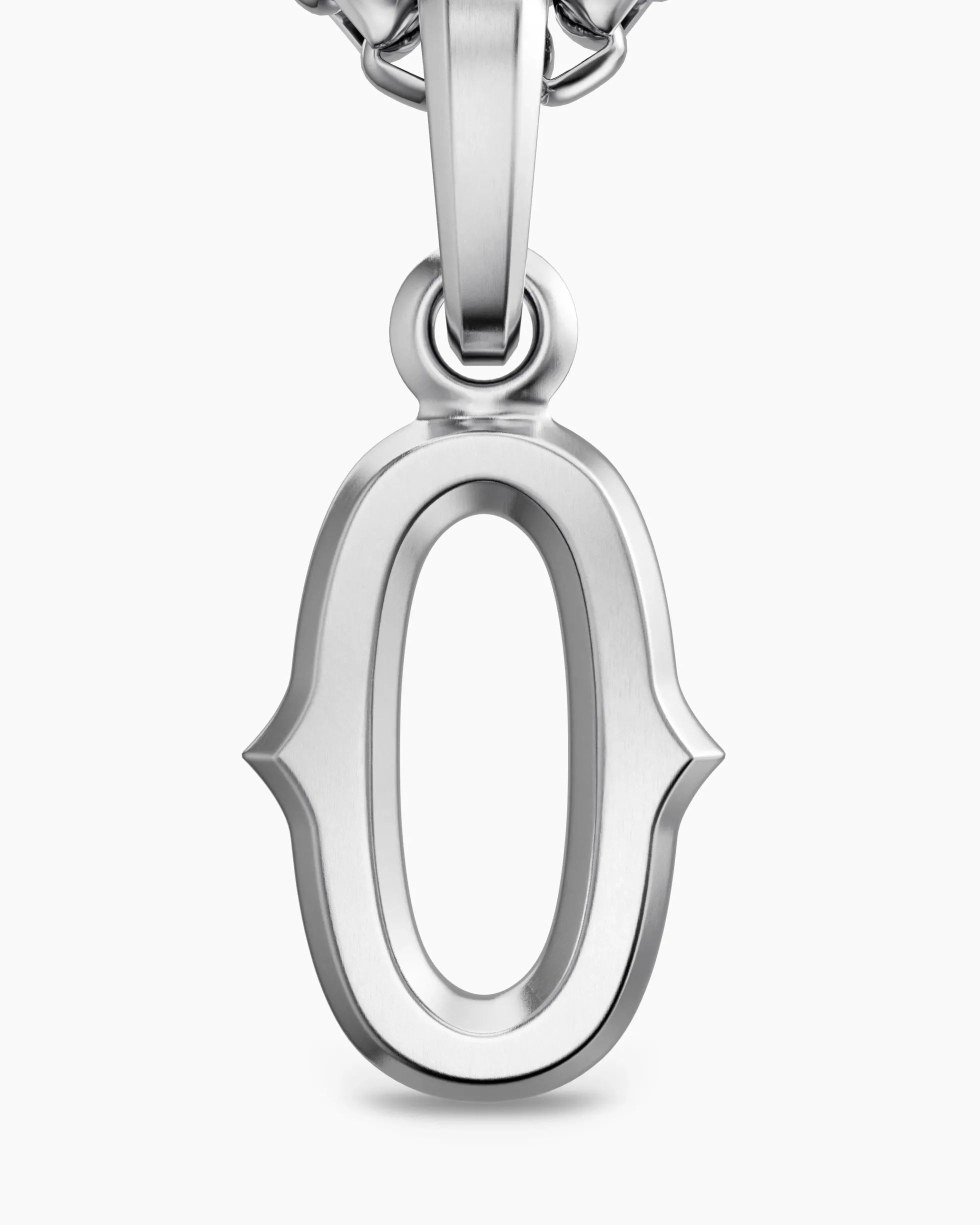 Number Zero Amulet Sterling Silver, 18.6mm