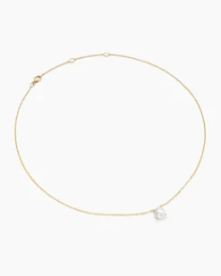 Pearl Classics Necklace 18K Yellow Gold with Diamonds, 6.5mm
