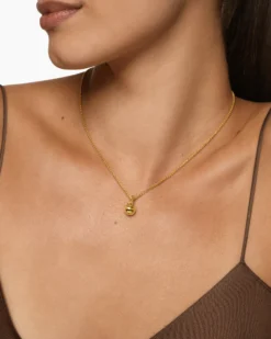 Petite Apple Amulet 18K Yellow Gold, 10mm