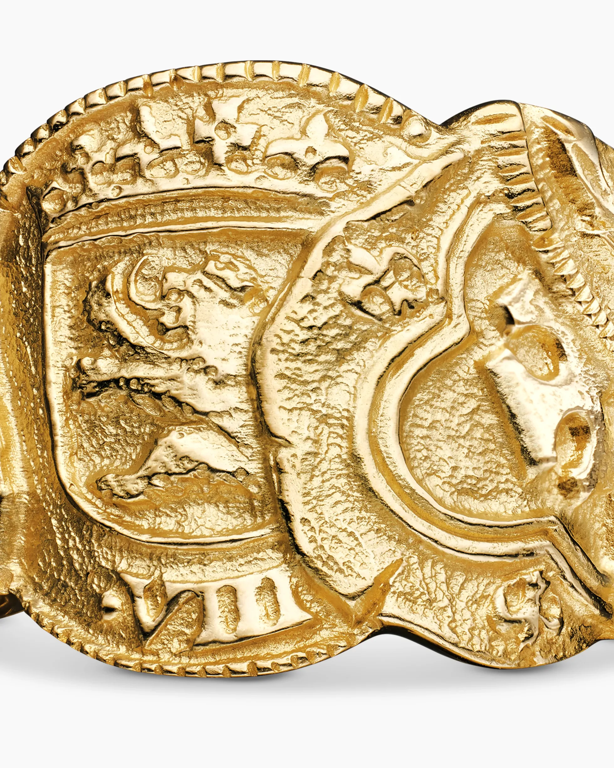Shipwreck Signet Ring 18K Yellow Gold, 24mm