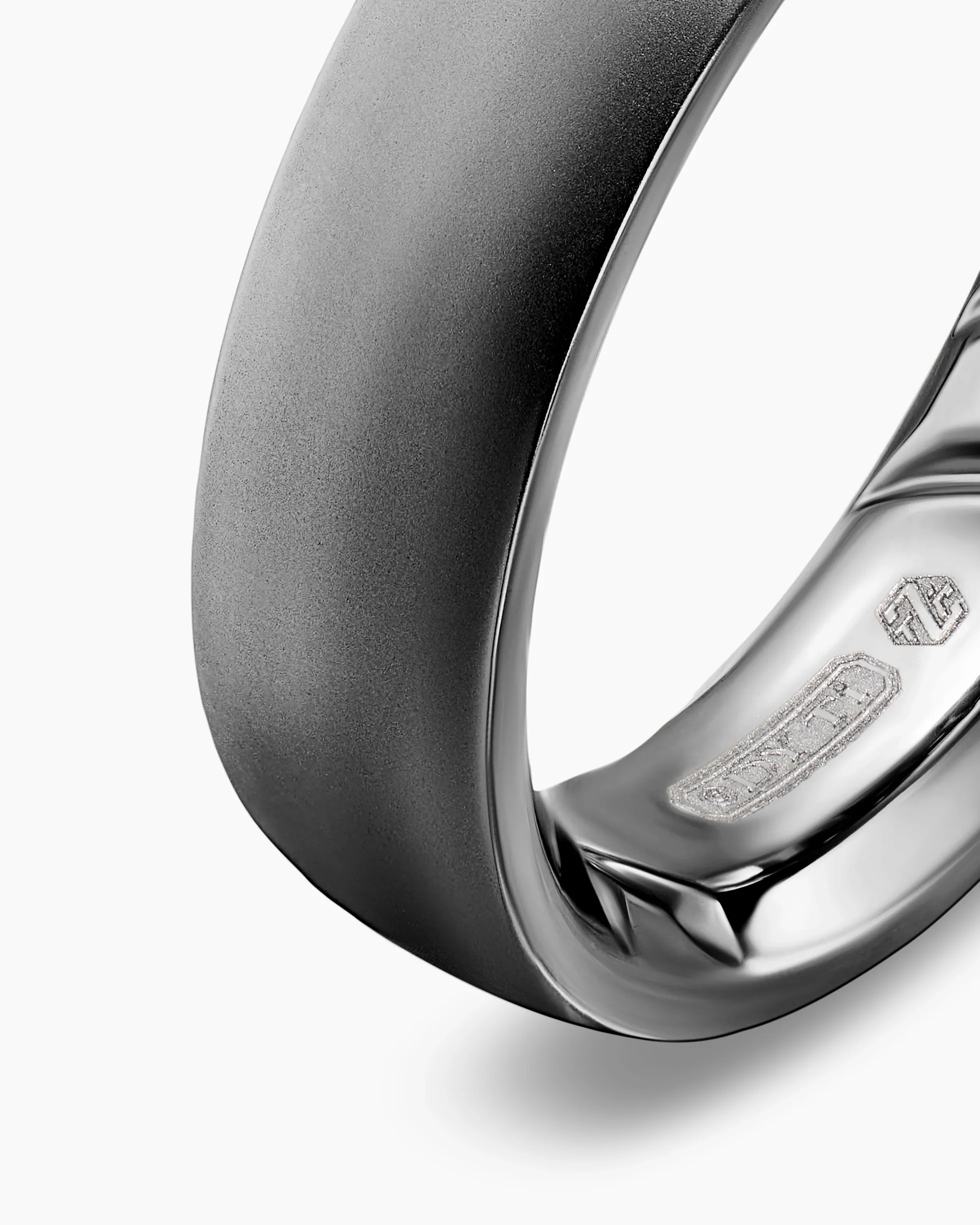 Streamline® Band Ring Anthracite Titanium, 6.2mm