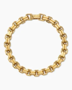 Streamline® Double Link Bracelet 18K Yellow Gold, 8mm