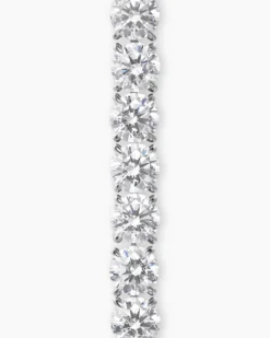 Tennis Bracelet 18K White Gold with Diamonds, 3.8mm